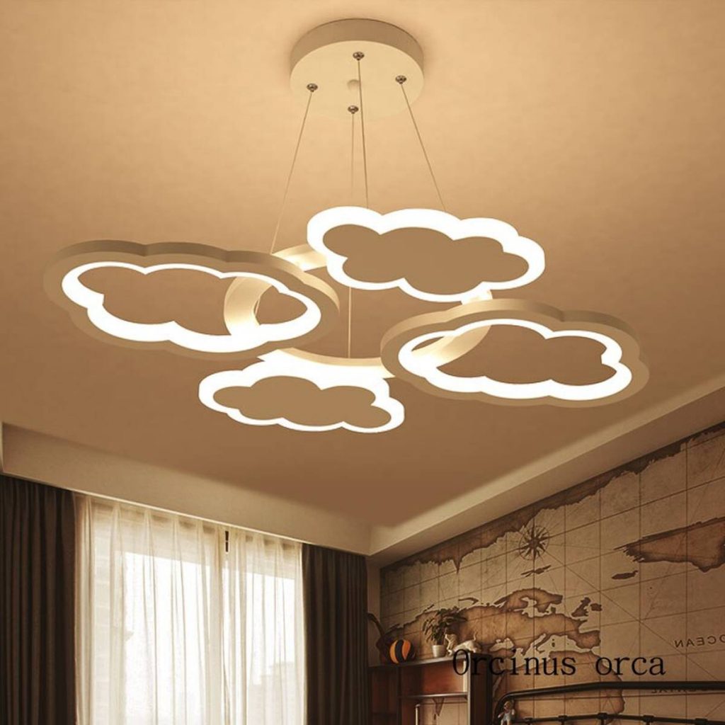 cloud lighting on nursery ceiling