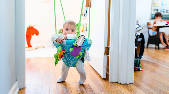 door baby bouncer