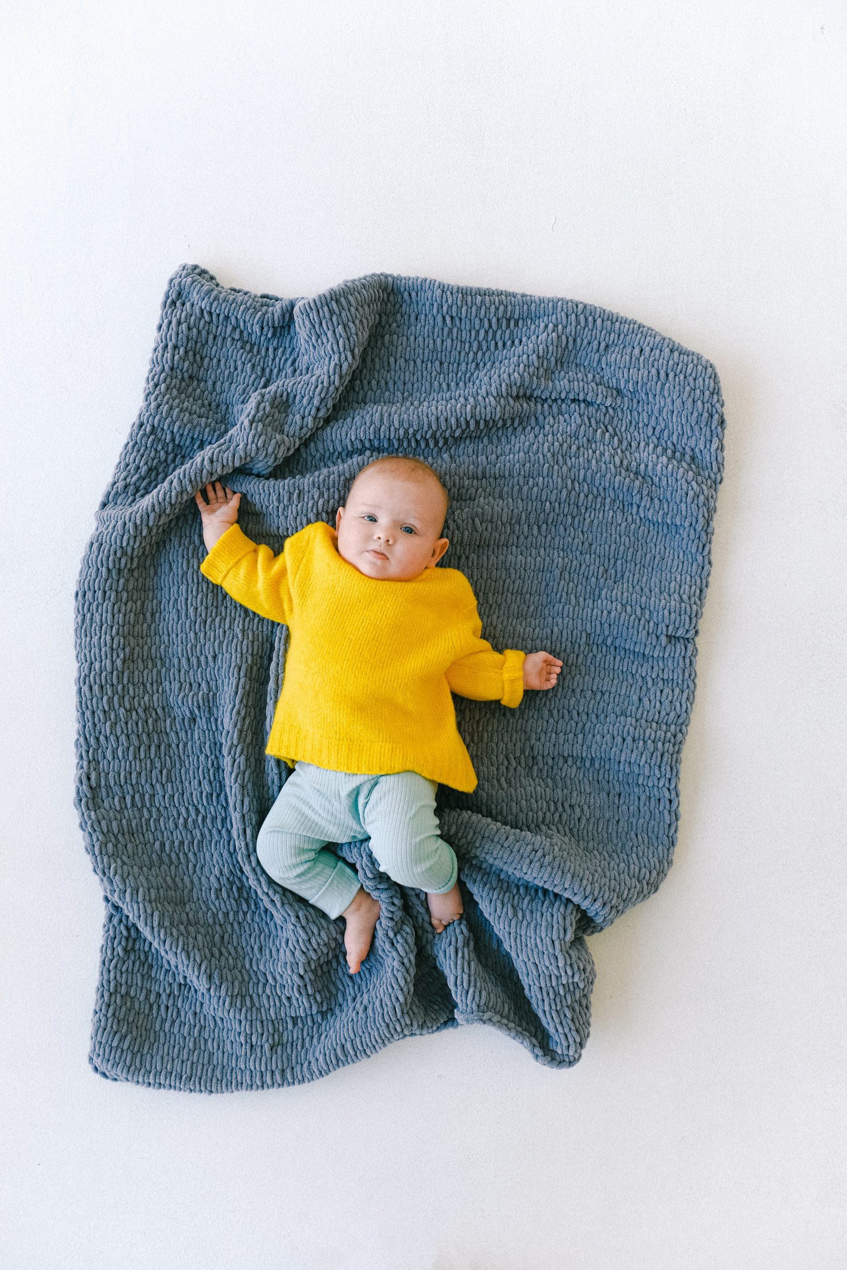 baby with blanket