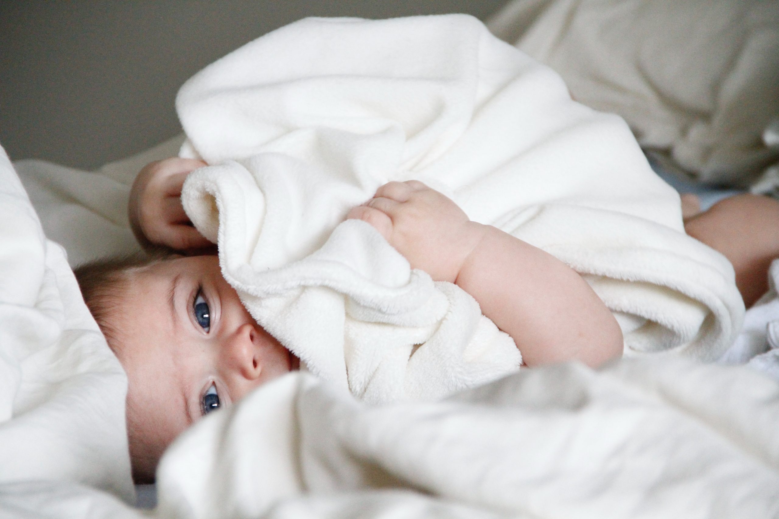 baby with blanket