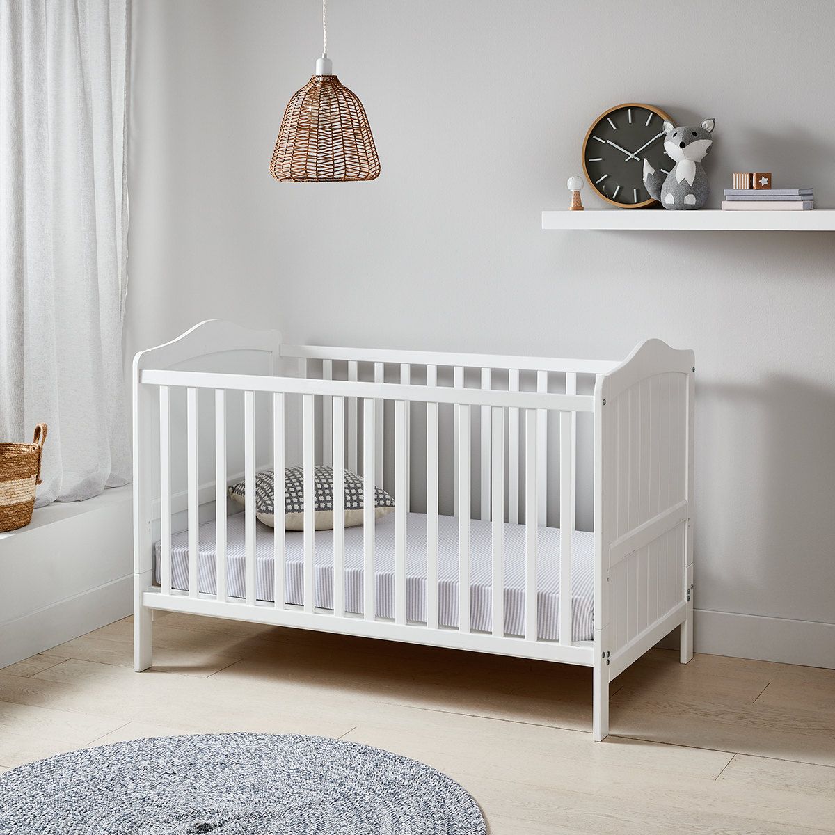 baby nursery furniture white cot