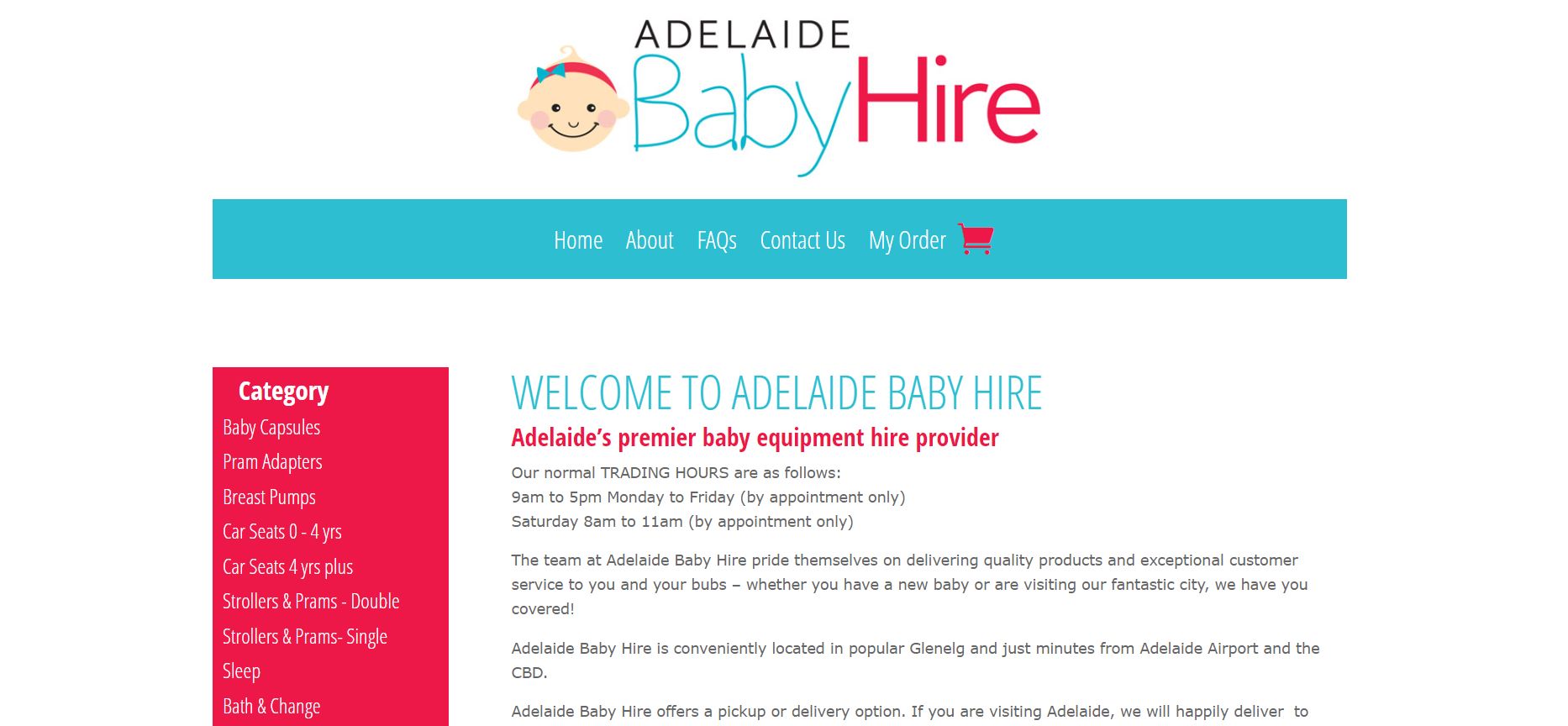 adelaide baby hire