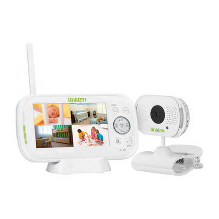 Uniden 4.3 inchDigital Wireless Baby Video Monitor with Remote Viewing via Smartphone App