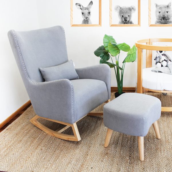 Valencia-Lifestyle-Greystone-baby nursery rocking chair