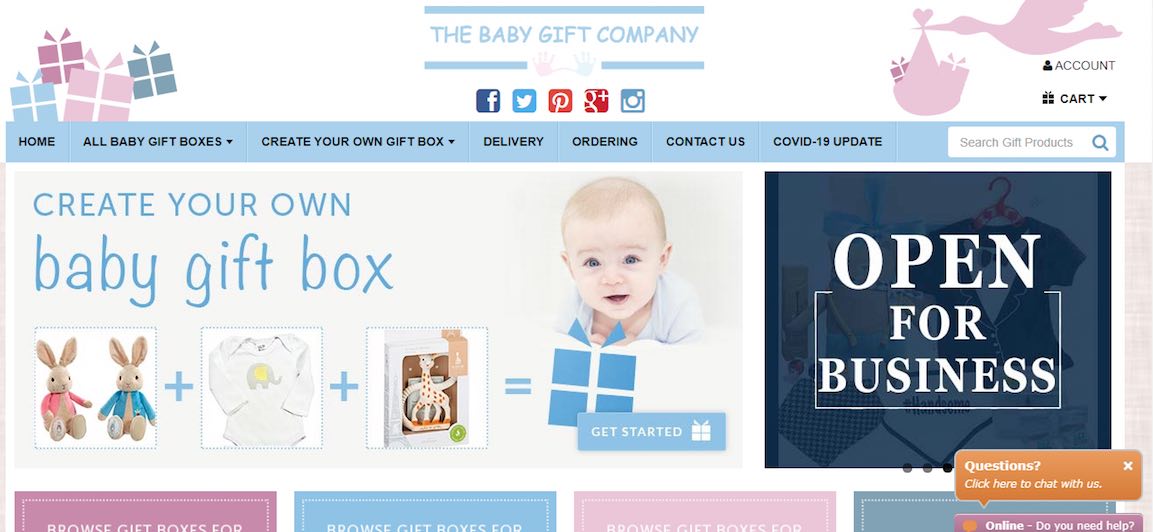 the baby gift company