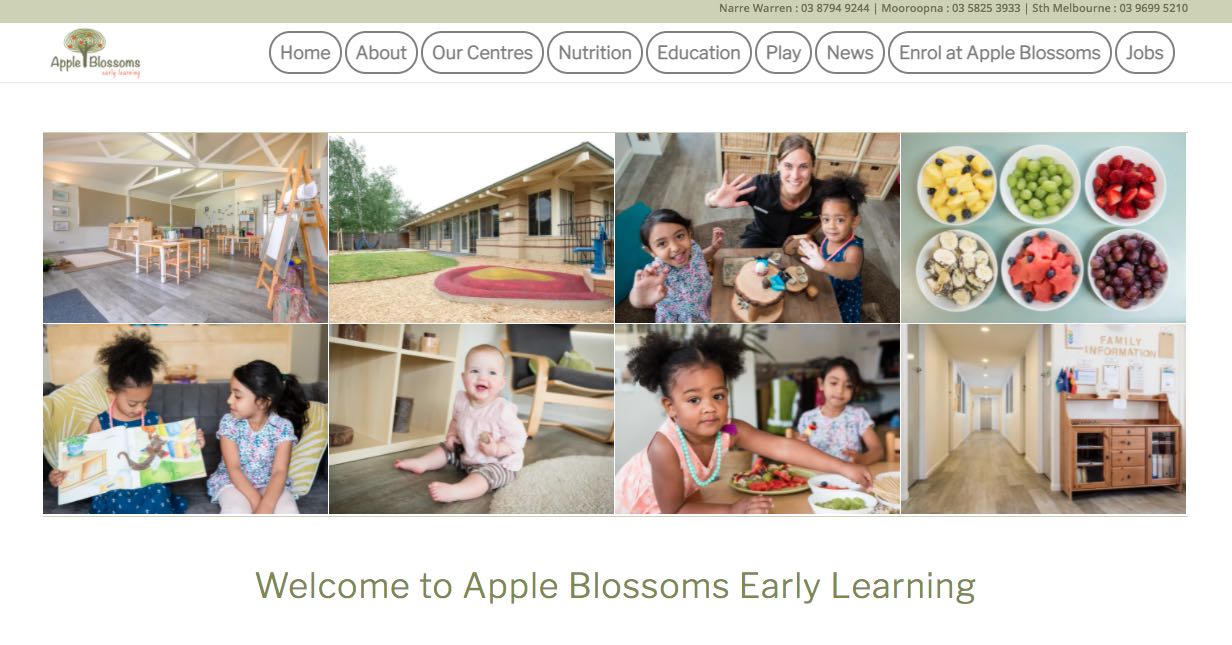 apple blossoms childcare early learning centre melbourne