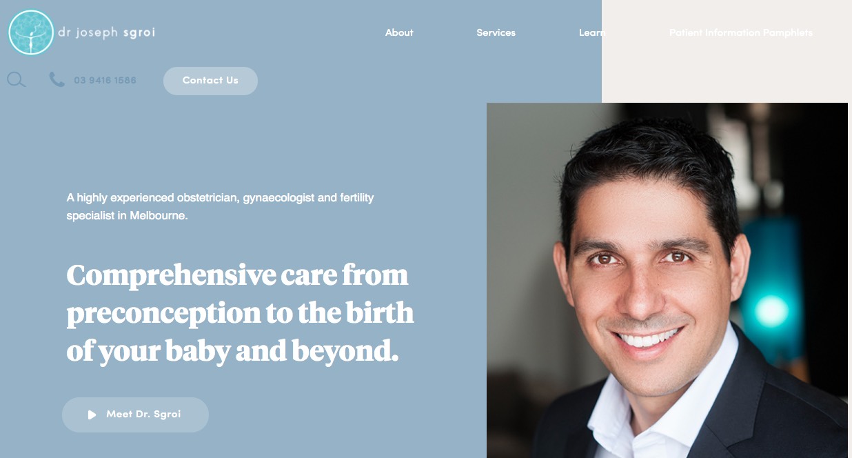 dr. joseph sgroi obstetrician melbourne, victoria