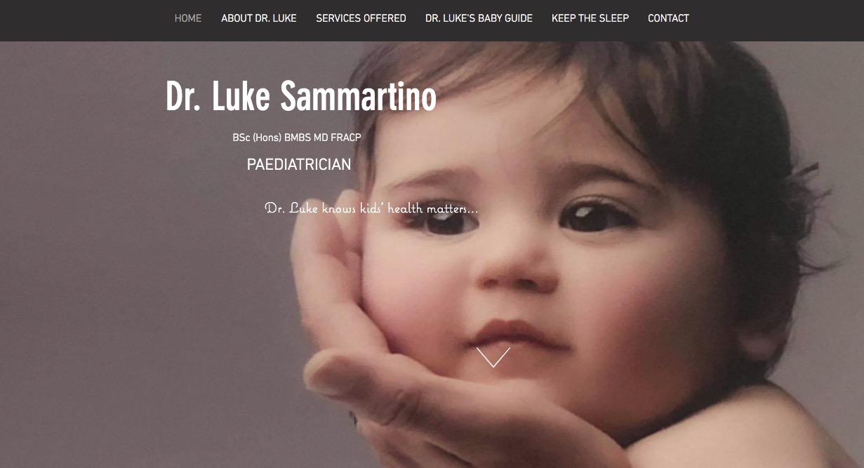 dr. luke sammartino paediatrician doctor melbourne, victoria