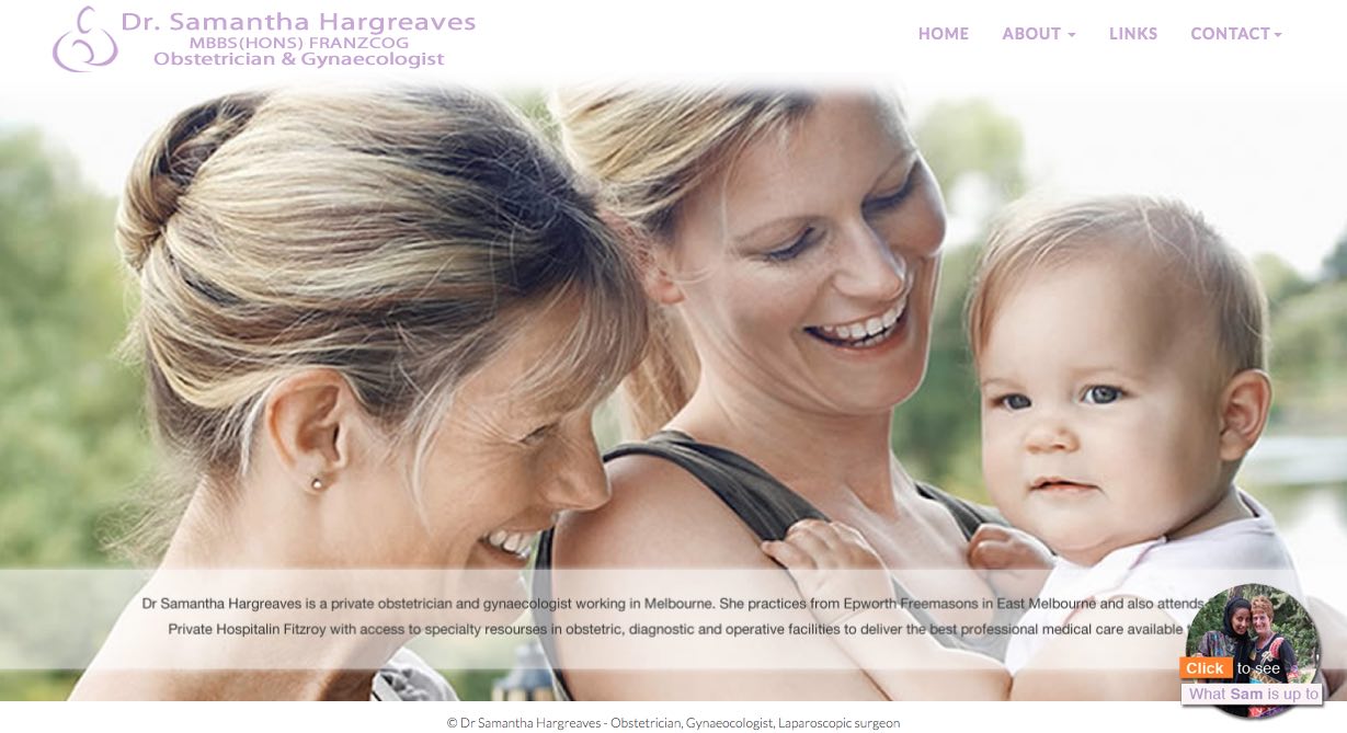 dr.samantha hargreaves obstetrician melbourne, victoria