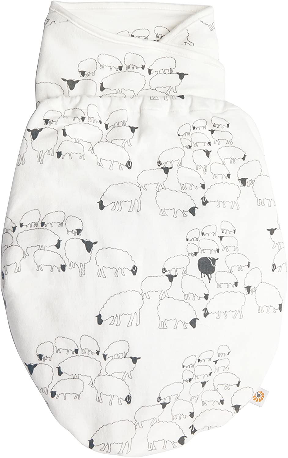 ergobaby swaddle wrap sheep sleeping bag with hip positioner and arm pouches, swaddle blanket
