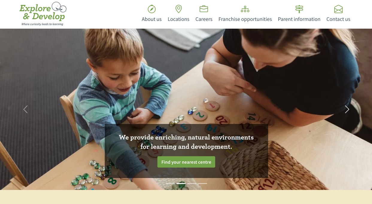explore and develop childcare early learning centre sydney, nsw