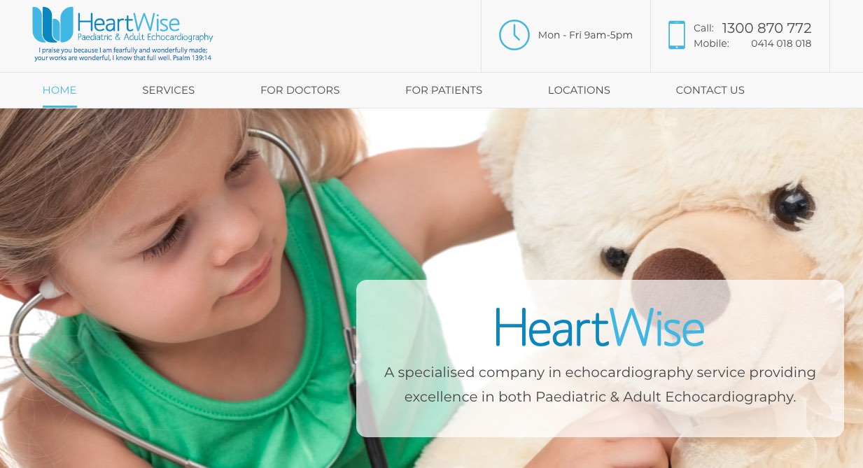 heart wise paediatrician doctor melbourne, victoria